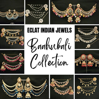 Unveiling the Majestic Allure of Baahubali Earrings: A Regal Fusion of Tradition and Style, Available at Eclat Indian Jewels - ECLAT INDIAN JEWELS