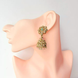 Amanda Mint Pink Choker Set with Tikka