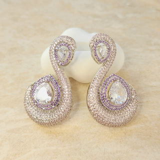 Artemis Multicolour Swarovski Inspired CZ Diamond Simulant Earrings