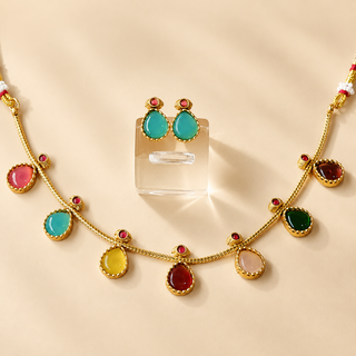 Ashley Multicolour Choker Necklace Set
