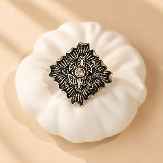 Blakely German Silver Peacock Adjustable Ring
