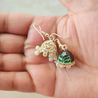 Blossom Multicolour Mini Jhumka Earrings