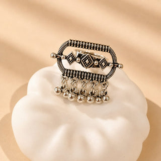 Brinley German Silver Adjustable Ring