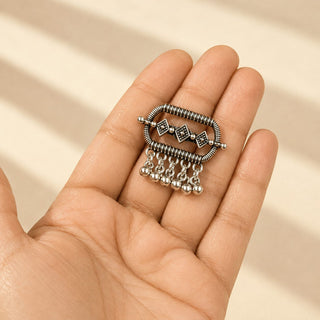 Brinley German Silver Adjustable Ring