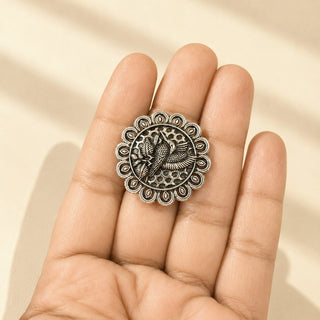 Bryer German Silver Adjustable Ring