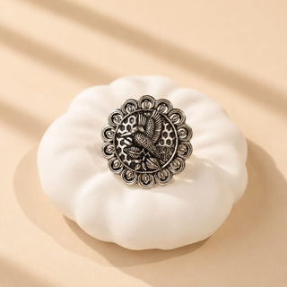 Bryer German Silver Adjustable Ring