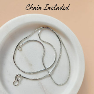 Sadie Blue CZ Simulant Pendant Set (Chain included)