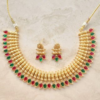 Carla Kemp Gold Multicolour Necklace Set