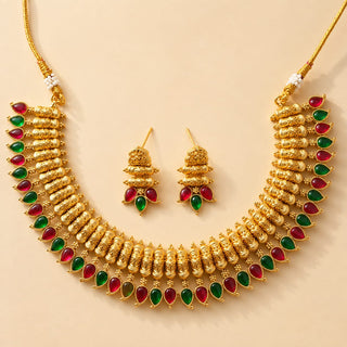 Carla Kemp Gold Multicolour Necklace Set