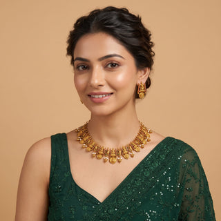 Cassia Multicolour Premium Kemp Necklace Set
