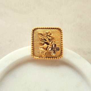 Daphne Gold Adjustable Ring