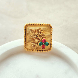 Daphne Multicolour Adjustable Ring