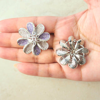 Diane Multicolour Swarovski Inspired CZ Diamond Simulant Earrings