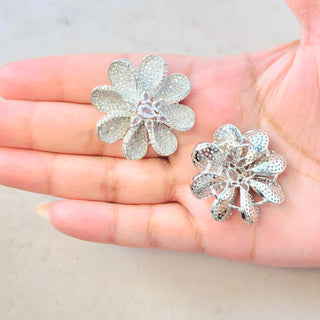 Diane White Swarovski Inspired CZ Diamond Simulant Earrings