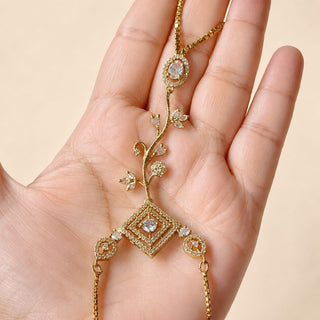 Elissa Diamond Victorian Gold Hathphool (Fits 2.4 to 2.10) (Single)