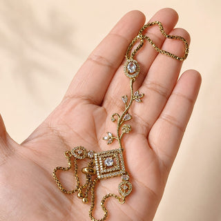 Elissa Diamond Victorian Gold Hathphool (Fits 2.4 to 2.10) (Single)