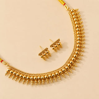 Eloise Gold Finish Necklace Set