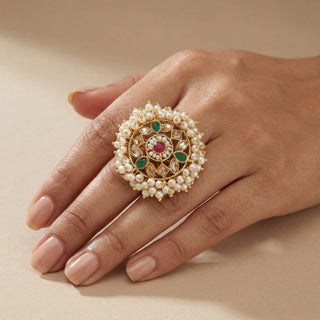 Elsie Multicolour Adjustable Ring