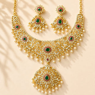 Estelle Diamond Kemp Multicolour Necklace Set