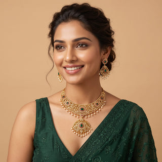 Estelle Diamond Kemp Multicolour Necklace Set