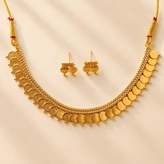 Estelle Temple Gold Necklace Set
