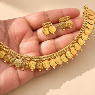 Estelle Temple Gold Necklace Set