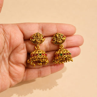 Fayline Multicolour Temple Long Necklace Set