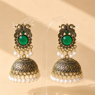 Georgina Green Jhumka Earrings