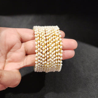 Hannah Gold Bangles (Set of 10) (2.4, 2.6, 2.8)