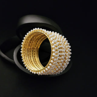 Hannah Gold Bangles (Set of 10) (2.4, 2.6, 2.8)