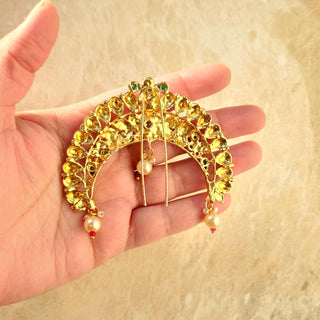 Jenna Multicolour Khopa / Ambada Clip Hair Bun Accessory