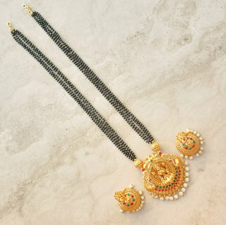 Juliet Temple Gold Multiple Strand Mangalsutra Necklace