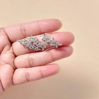 Juliette Silver Adjustable Diamond Simulant Ring