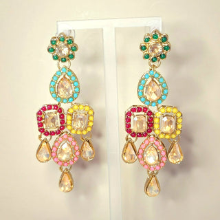 Kadence Multicolour Necklace Set with Tikka