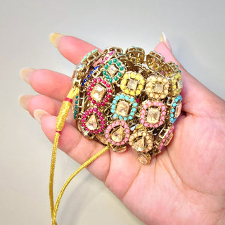 Kadence Multicolour Necklace Set with Tikka