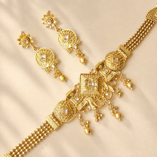 Kathy Gold Kemp Choker Necklace Set