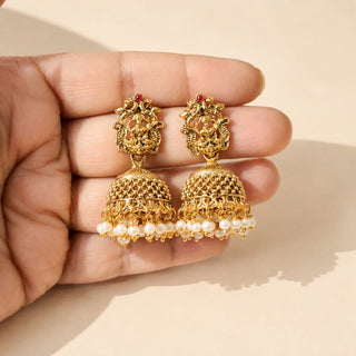 Kyra Multicolour Premium Temple Necklace Set