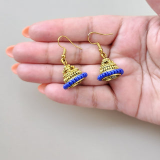 Lily Blue Mini Jhumka Earrings