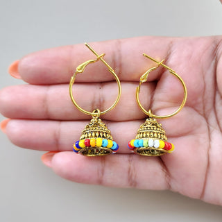 Lily Multicolour Mini Jhumka Earrings
