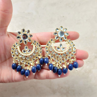 Lucie Blue Kundan Tikka Set