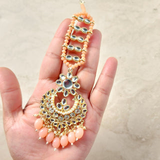 Lucie Peach Kundan Tikka Set