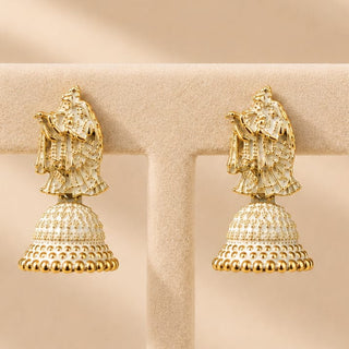 Meadow Temple Mini Jhumki Earrings (Available in 9 Colours)