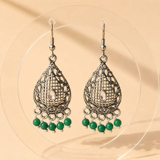 Nancy Green German Silver Earrings