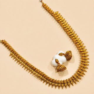 Norma Gold Kemp Long and Short Necklace Set