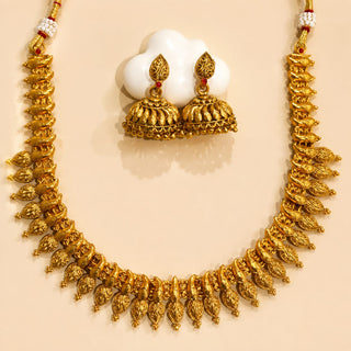 Norma Gold Kemp Long and Short Necklace Set