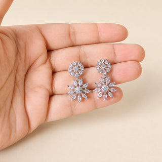 Seraphina White CZ Diamond Simulant Earrings