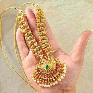 Sienna Kemp Multicolour Peacock Necklace Set