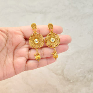 Sophia Kundan Gold Plated Necklace Set