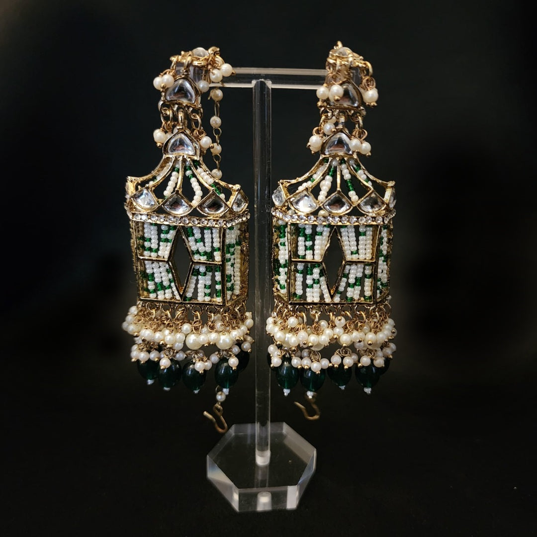 Antique Style Birdcage - Hand Craft - Earrings - Shop september room  Earrings & Clip-ons - Pinkoi