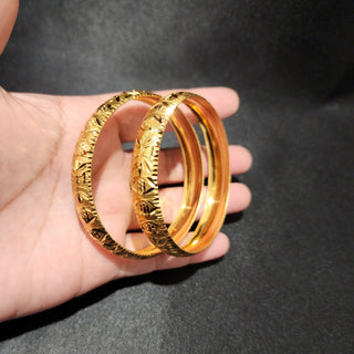 Verity 22k Gold Plated Bangle Set (2.6, 2.8 & 2.10 Available)